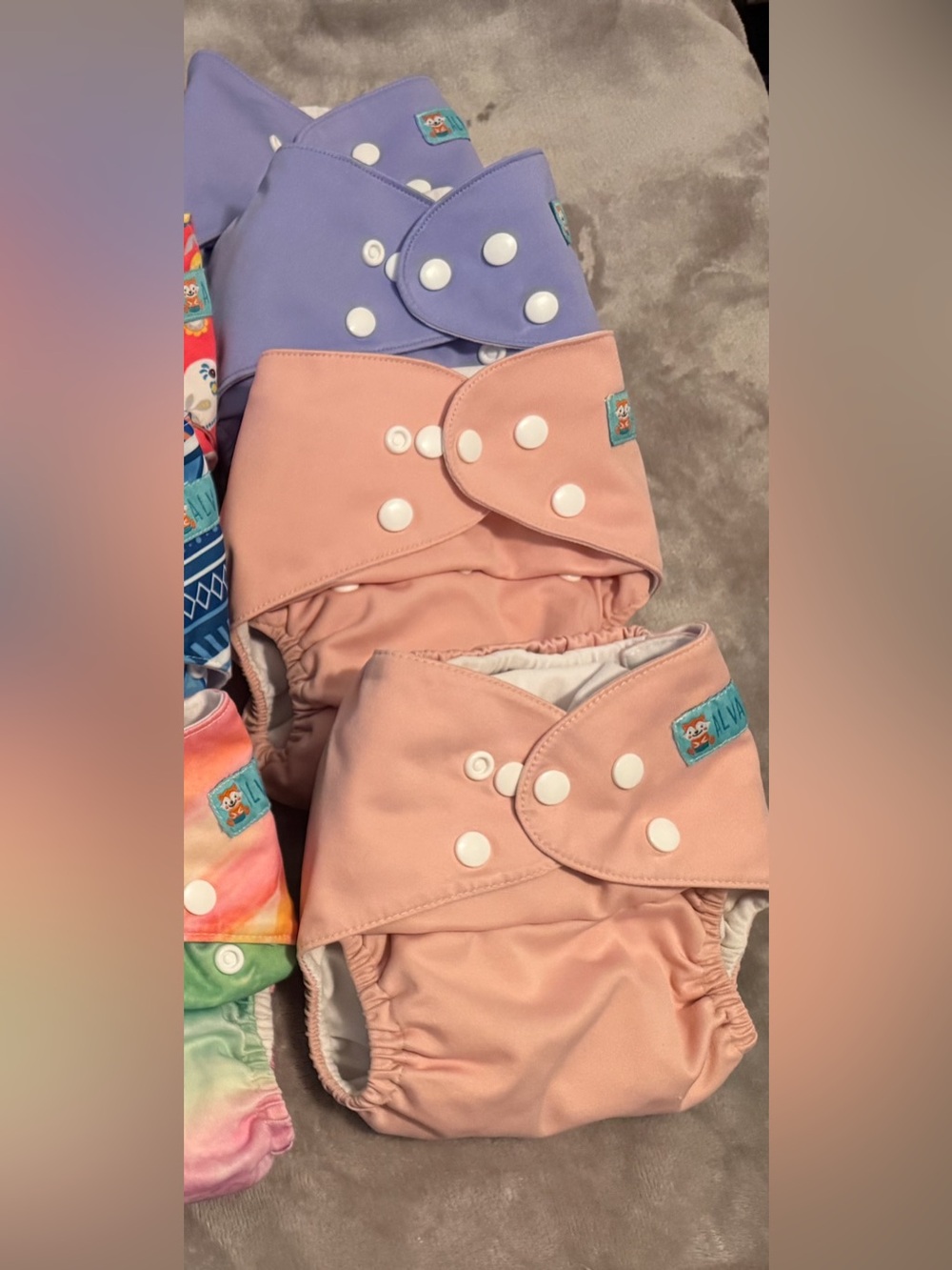 Alva Baby Adjustable Cloth Diapers w/ Inserts